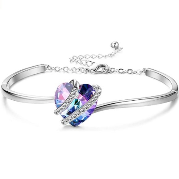 Jewelry - Romantic Purple Heart Bracelet